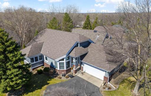 Welcome Home to 513 Wildflower, Burnsville drone front.513 Wildflower.BV.jpg