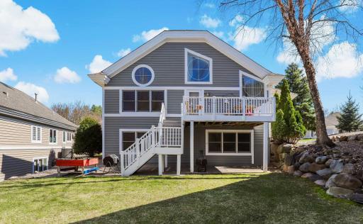 View of walkout & deck. 513 Wildflower, BV