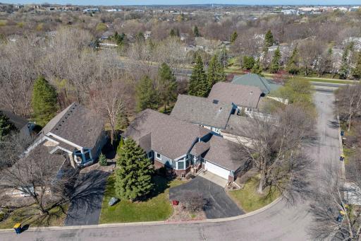 Picturesque setting on a curve with an additional parking area in front.