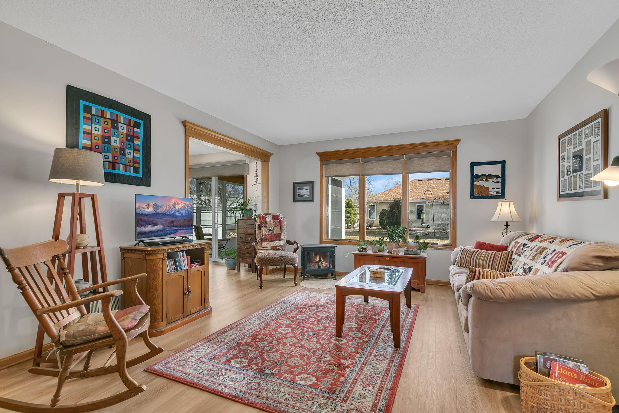 Lots of natural light new blinds throughout