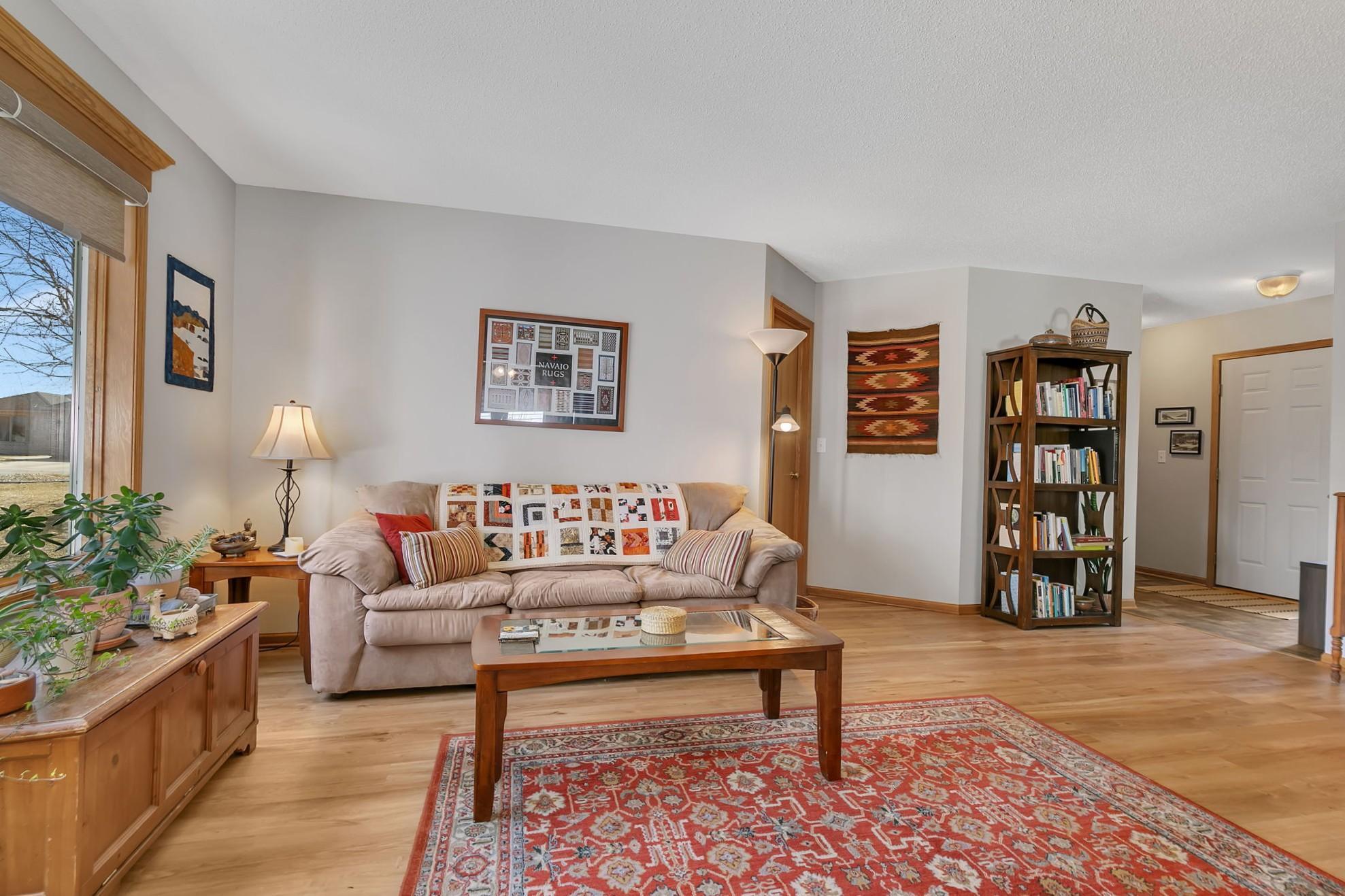Livingroom view to entry way