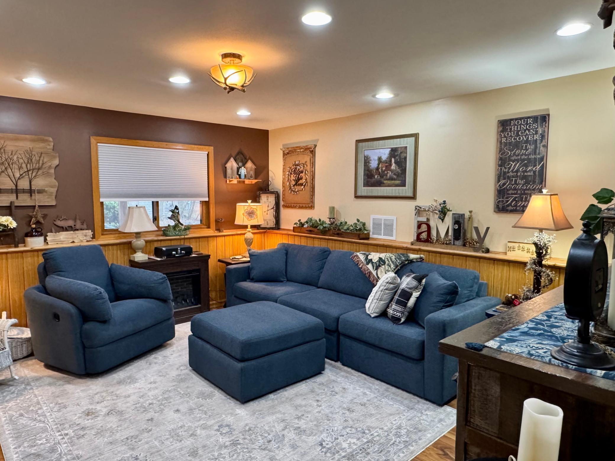 Lower level family room