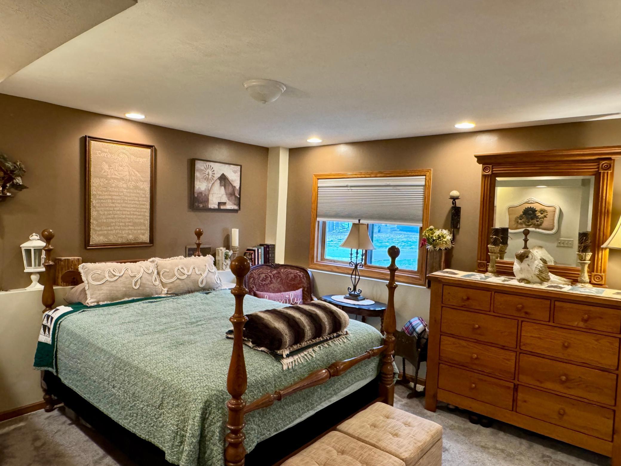 Primary bedroom, lower level