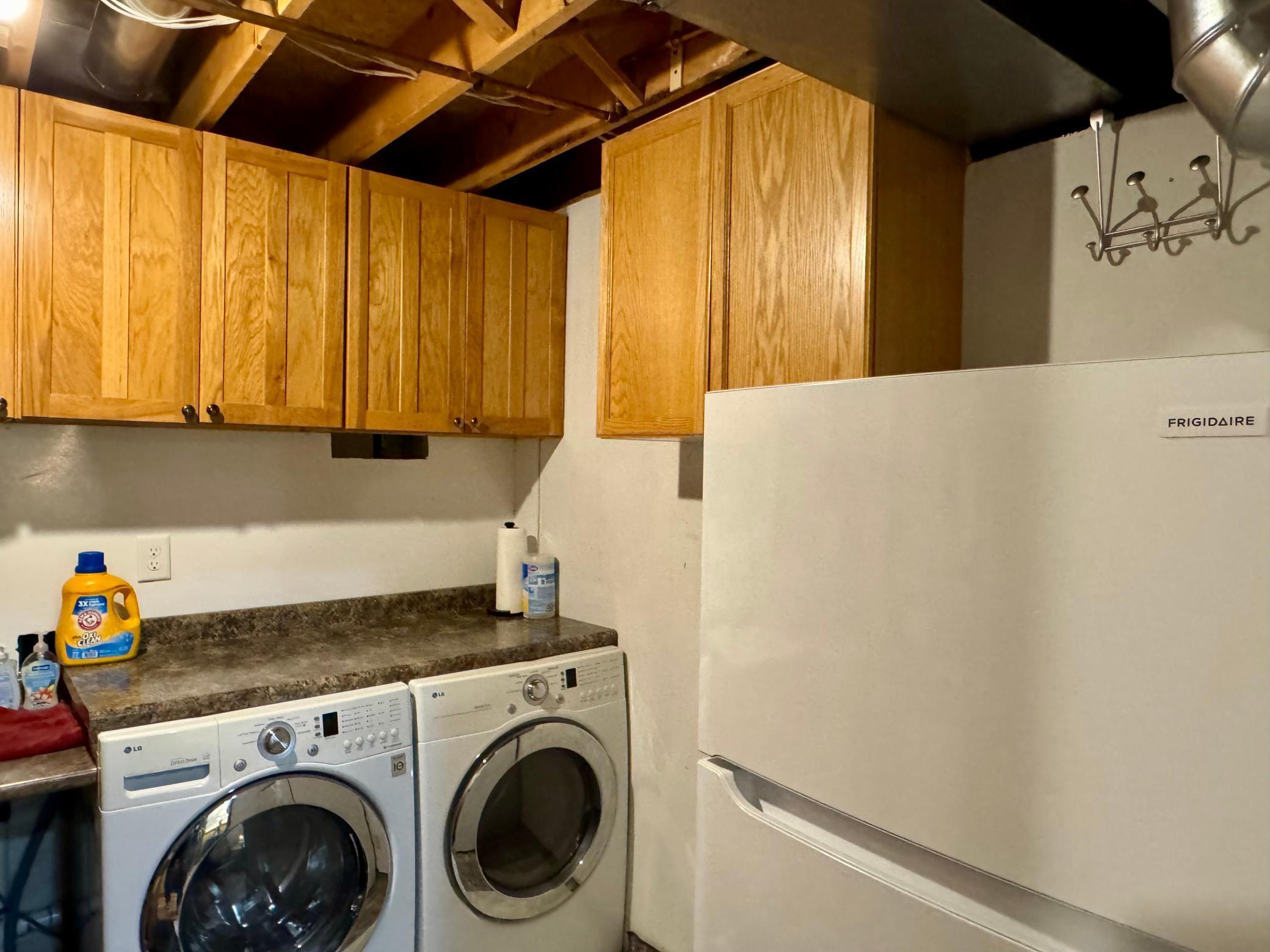 Lower level laundry/utility room