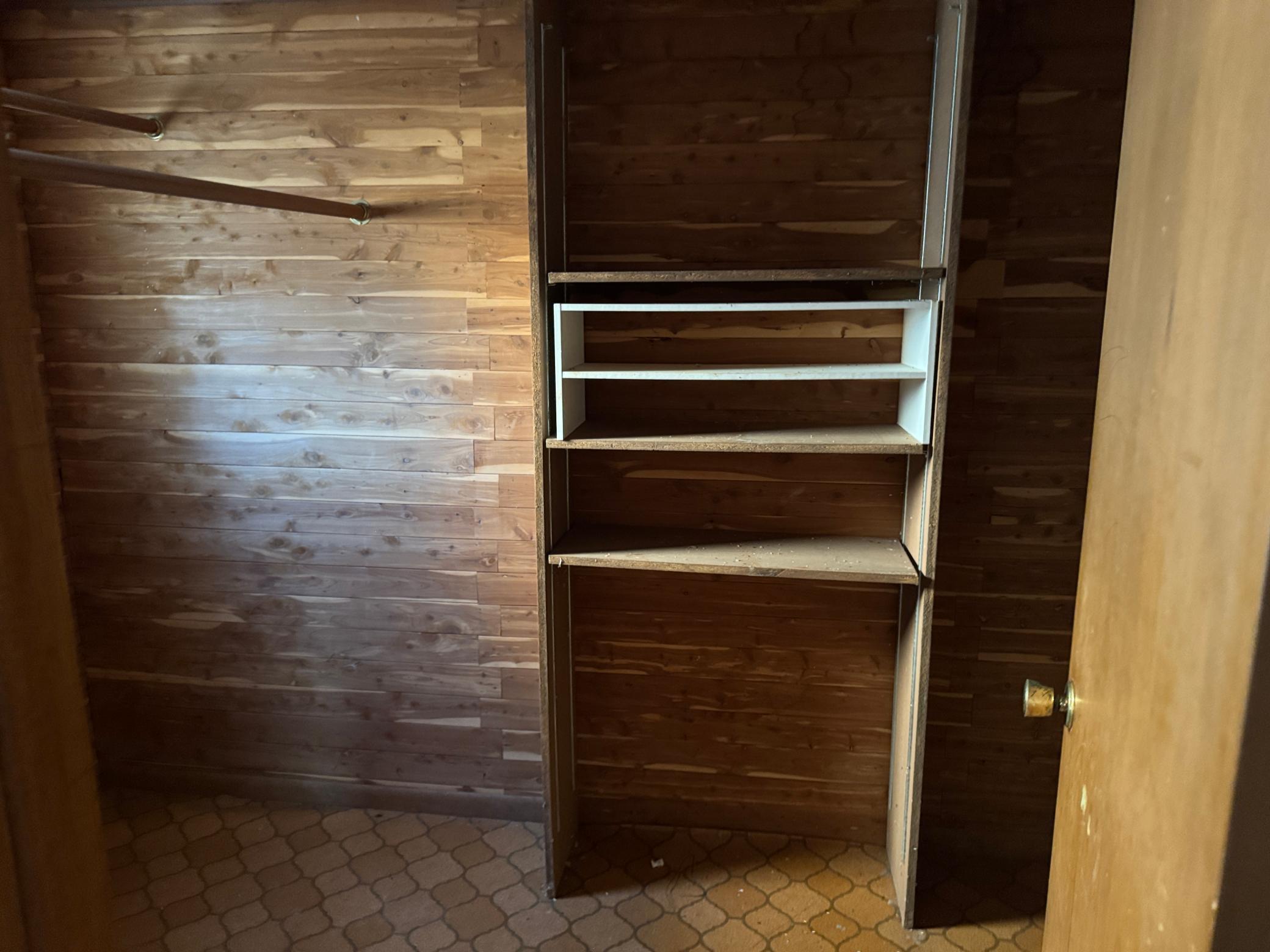 Cedar closet