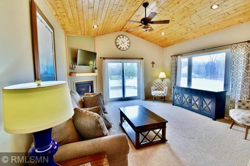 Living Room - an abundance of natural lighting!