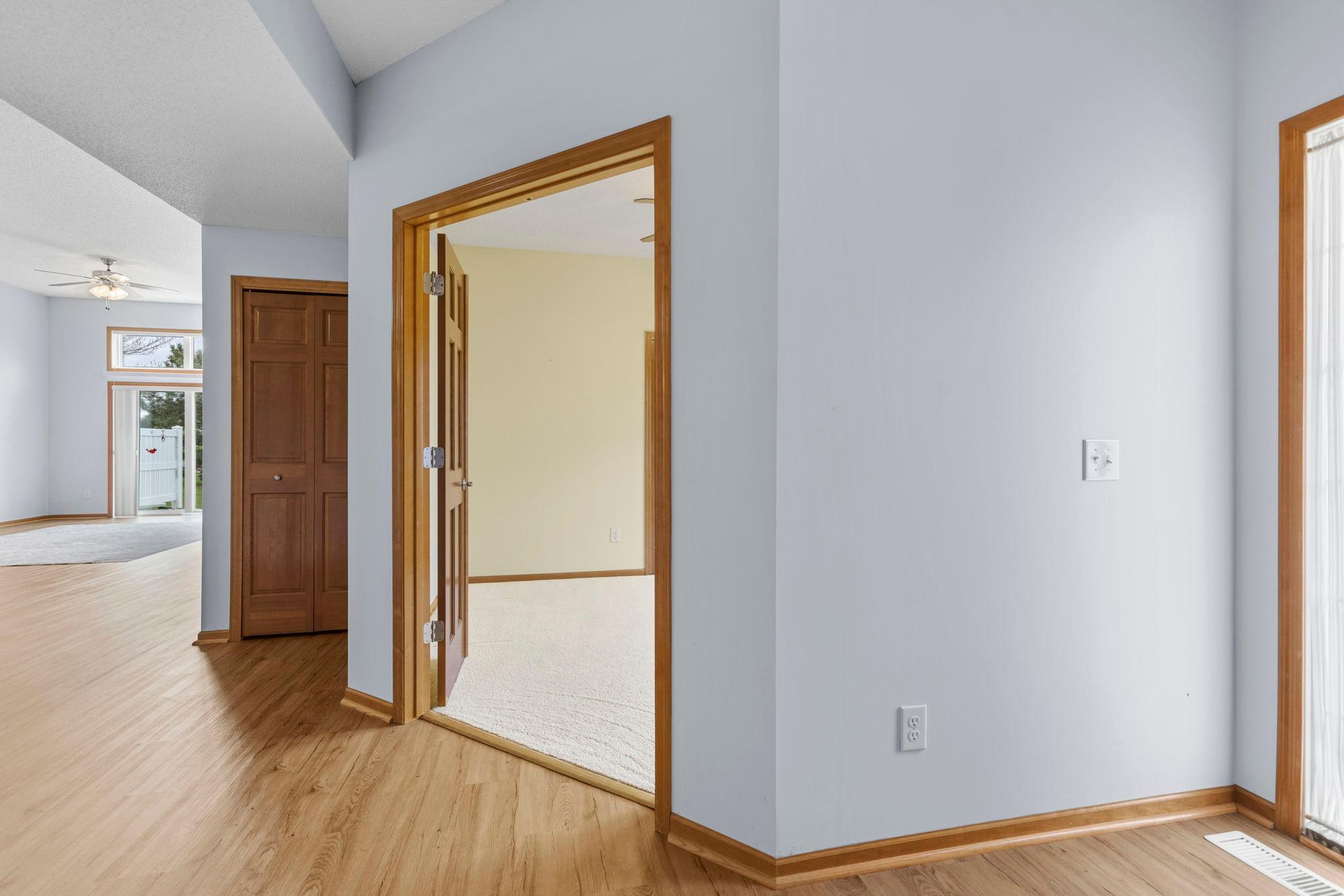 Office or Bedroom off of the foyer