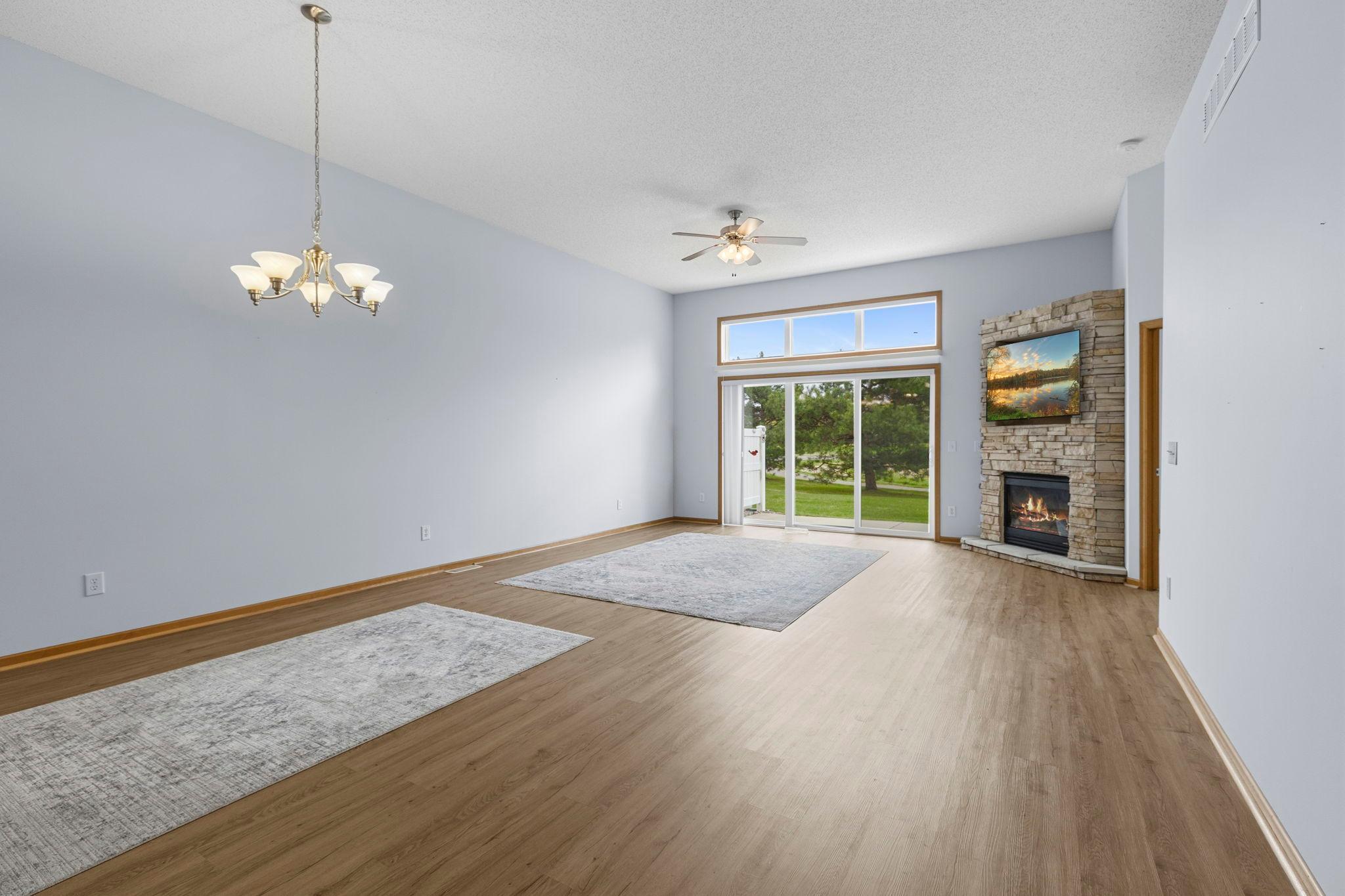 Large Family room/ Dining area