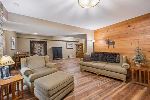 The new homeowners with love the lower level with heated floors throughout! Cozy and inviting space.