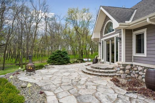 Ideal location next to mature wooded area with flowing creek. Spring view as the trees begin to bud out.