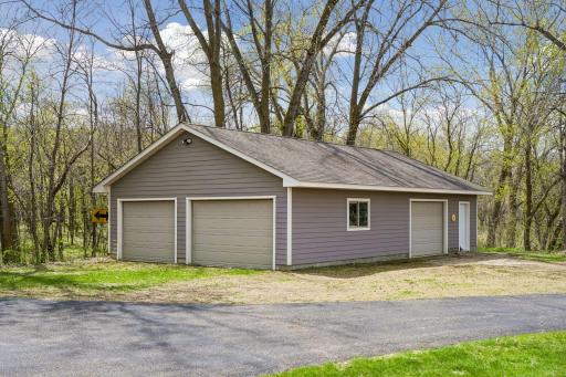 Ideal for storage and extra toys at the lake. Second garage that matches the home 44x28 to store all your toys for the lakeshore lifestyle; boat, fish house, snowmobiles, ATVs, and more. Also, a great workshop if so desired.