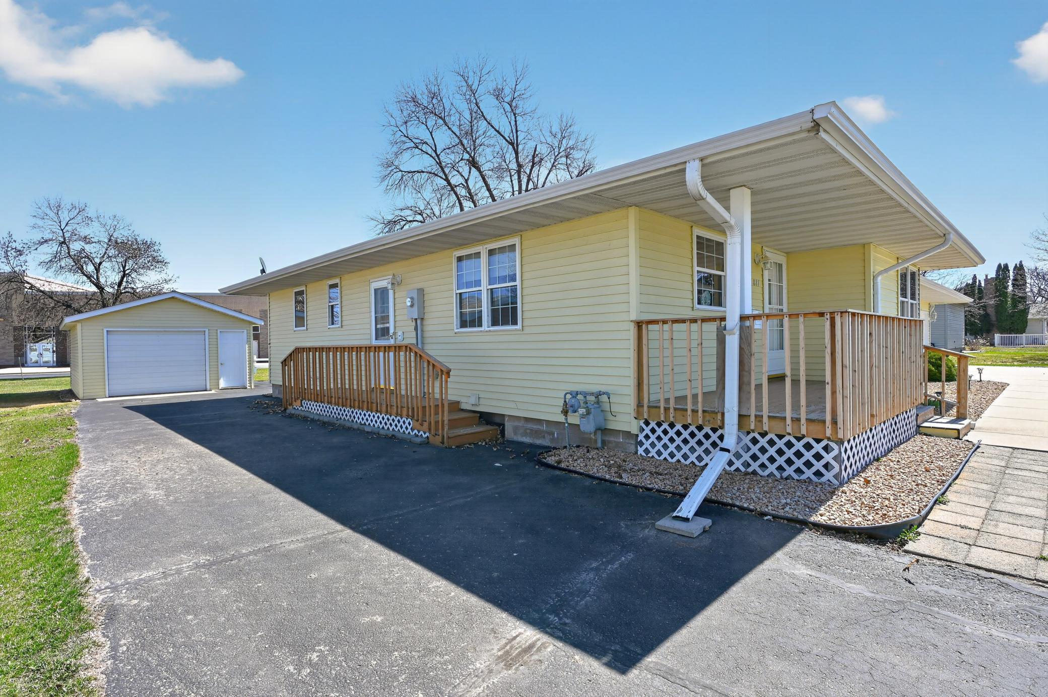 Backdoor to extra storage garage