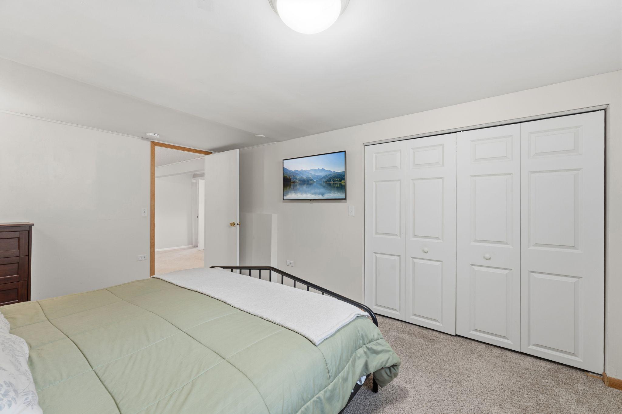 Lower Level Flex Room with Large Closet