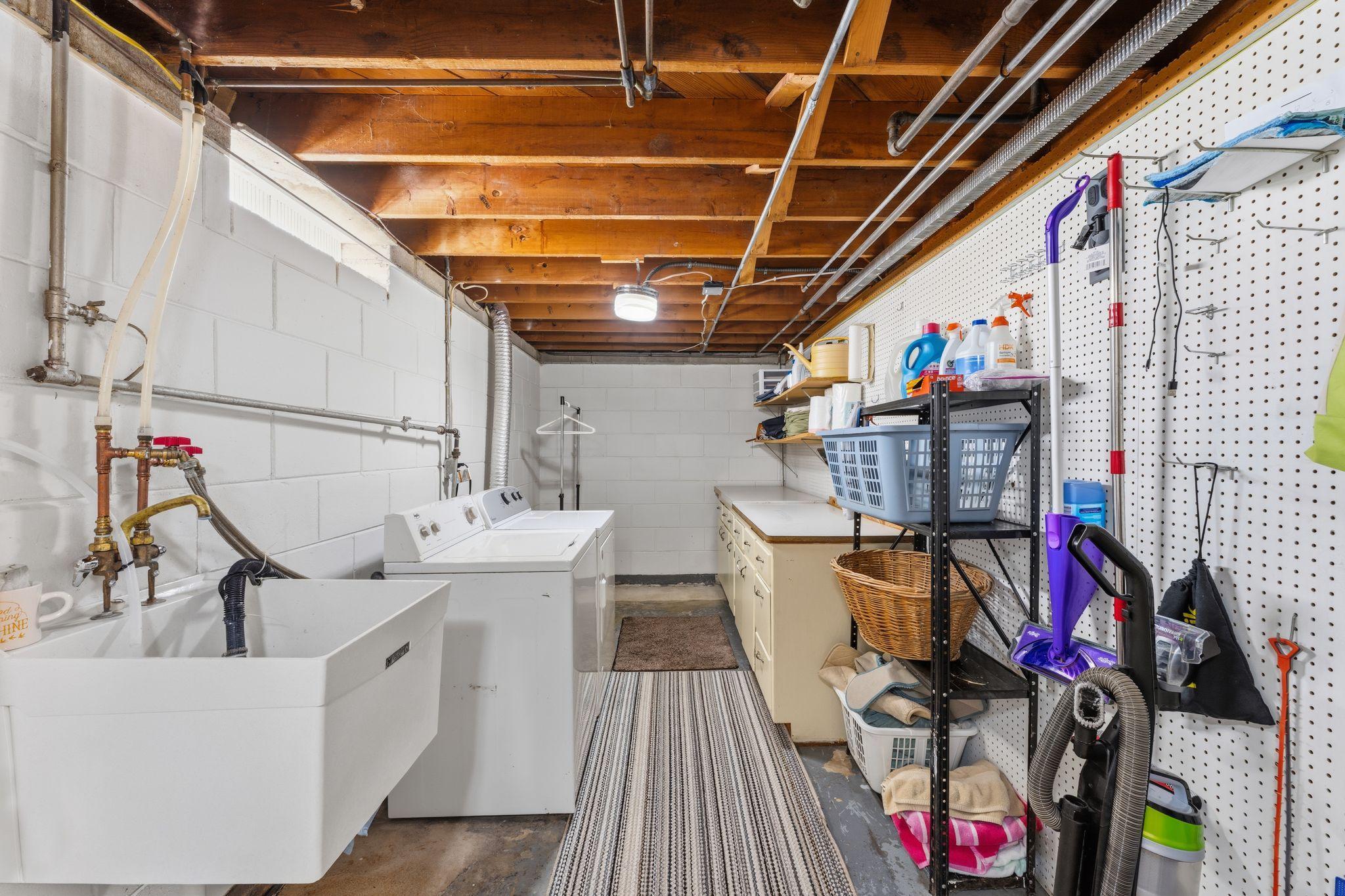 Laundry Room with Storage