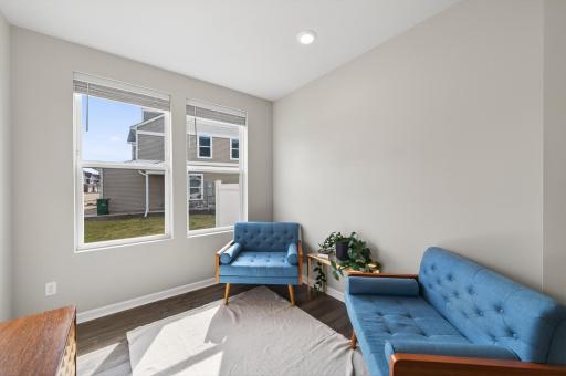 Additional sun room bump out for added square footage.