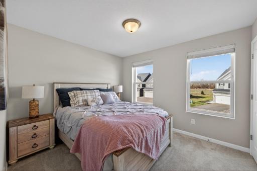 2nd bedroom overlooking the front of the home.