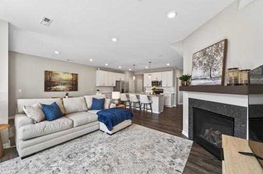 Recessed lighting for the perfect amount of light.