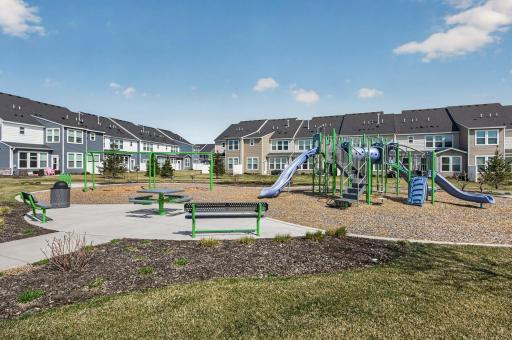 Community playground just a short walk away.