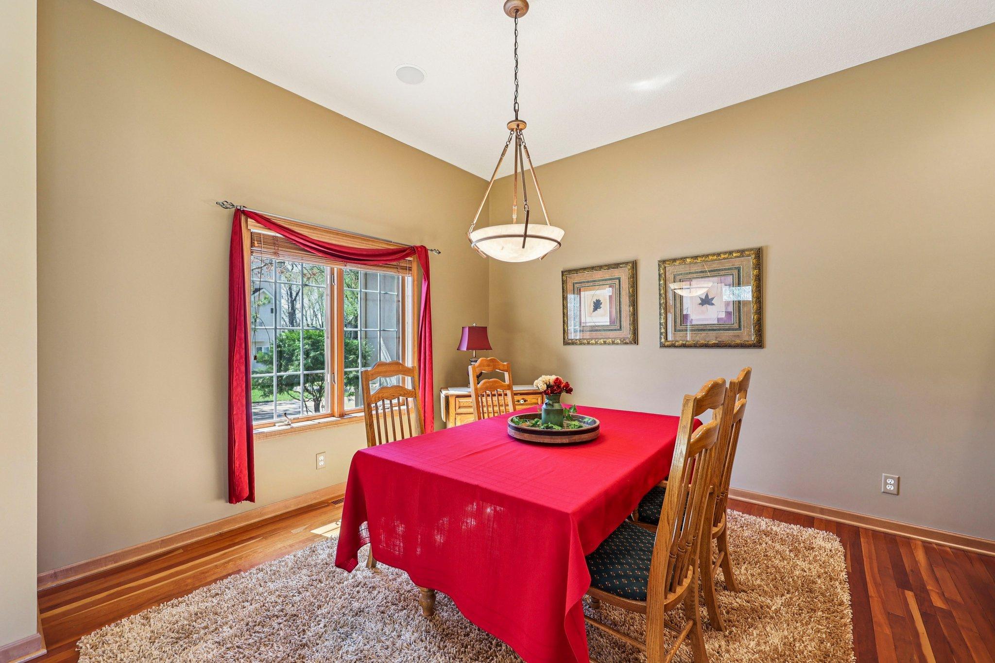 Formal dining room for the holidays