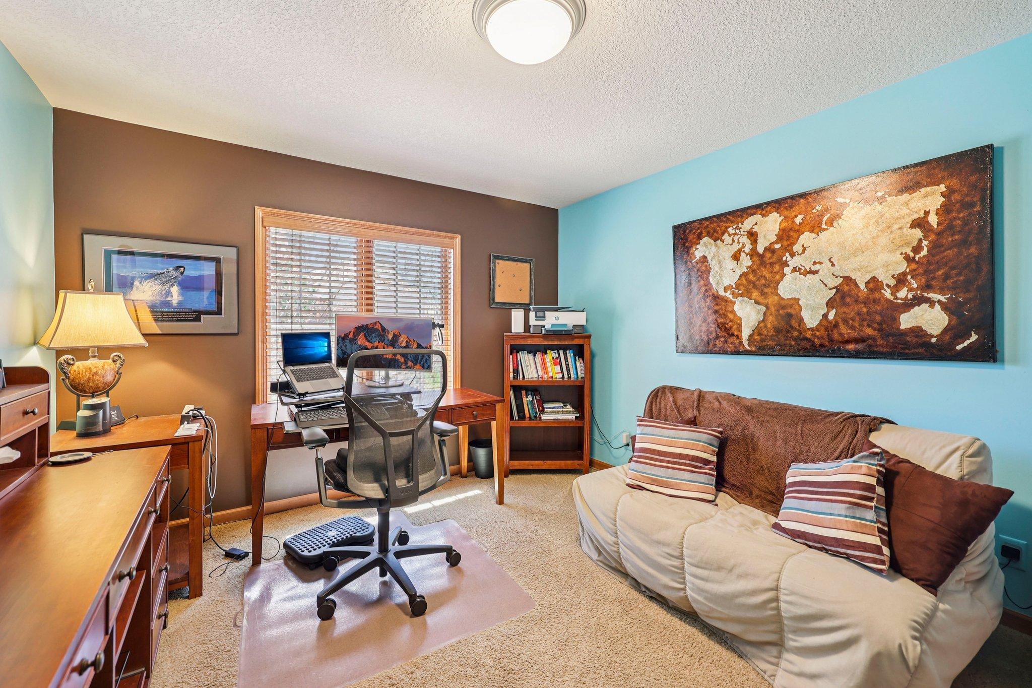 Bedroom 4 of 4 up, used as an office