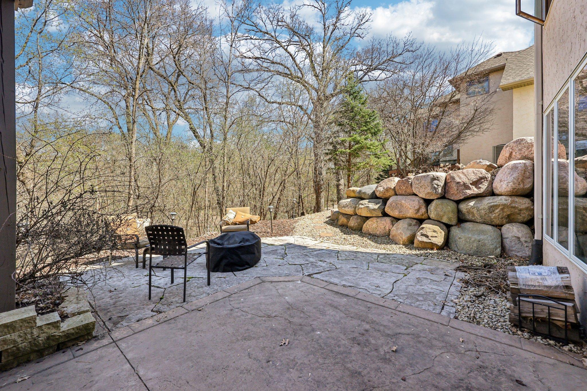 Patio with nature view