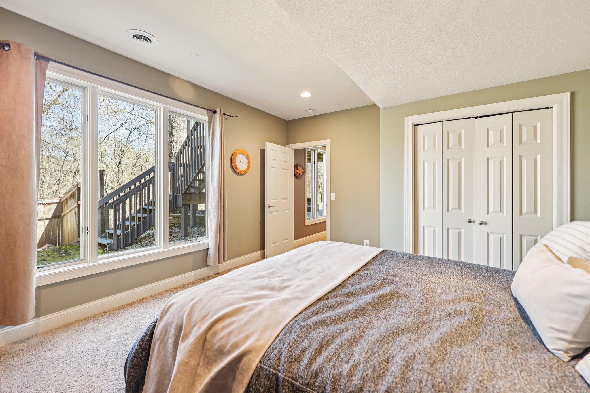 Lower level bedroom