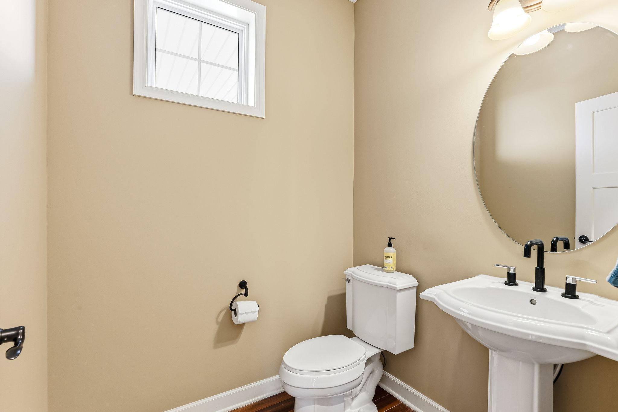 Main floor bathroom