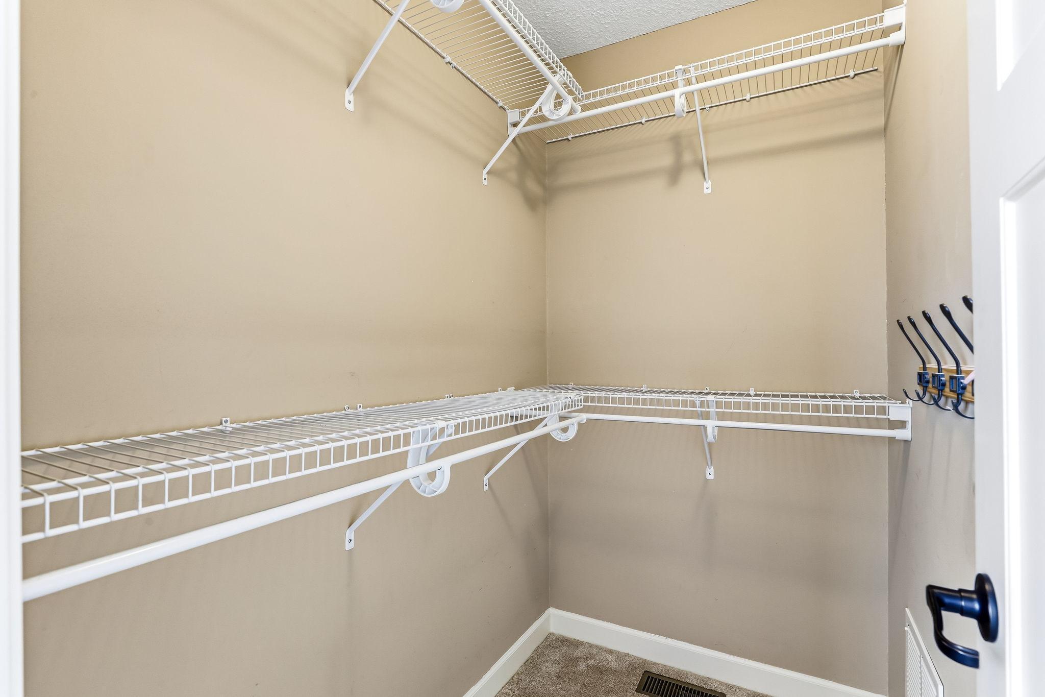 Bedroom #3 with walk in closet