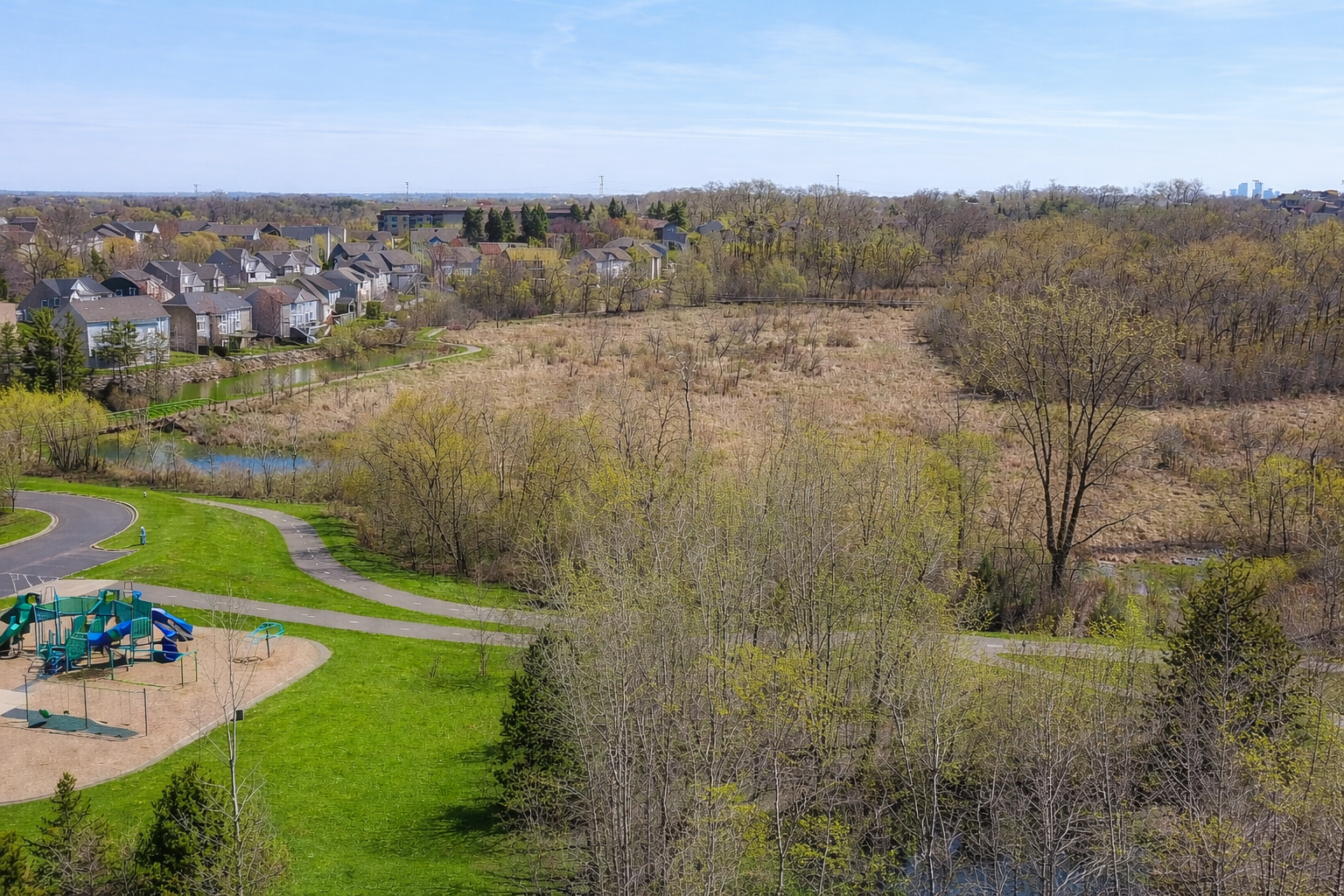 Trails just paces from the backyard