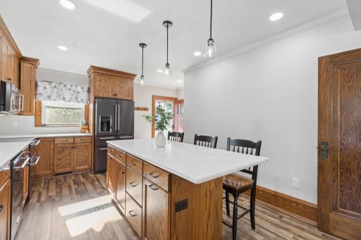 Custom cabinets, stone countertops, appliances, lighting....