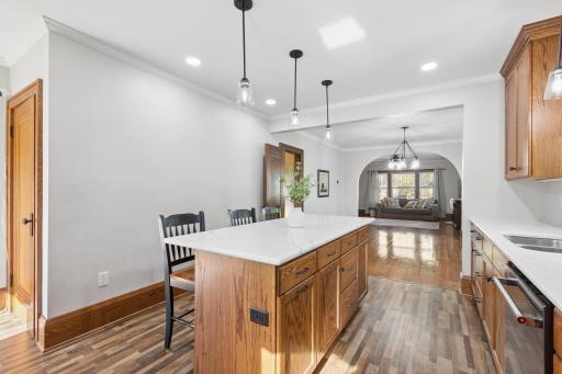 Tons of potential memories with this kitchen island! Projects, baking, conversations and more!