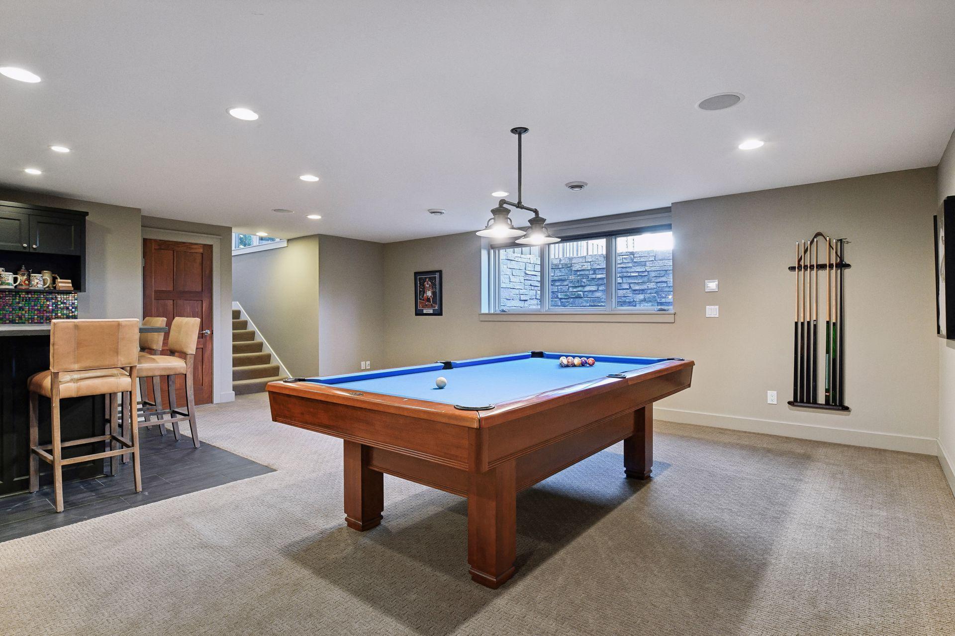 Lower level family room