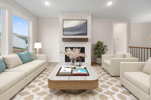 Living Room - Virtually Staged