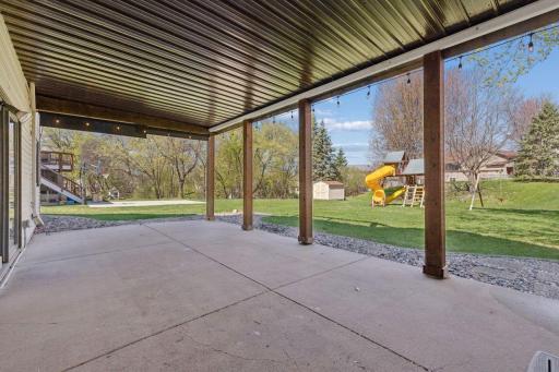 Another view of the porch which is the same size as the upper level deck.
