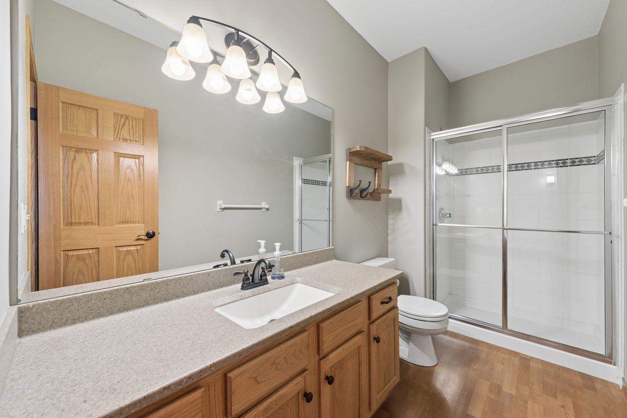 Main level 3/4 bath.