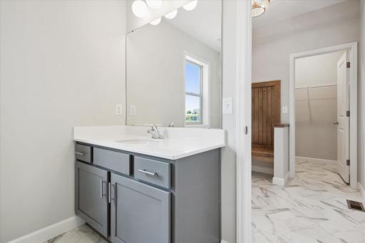 3/4 Bath located conveniently for the mudroom