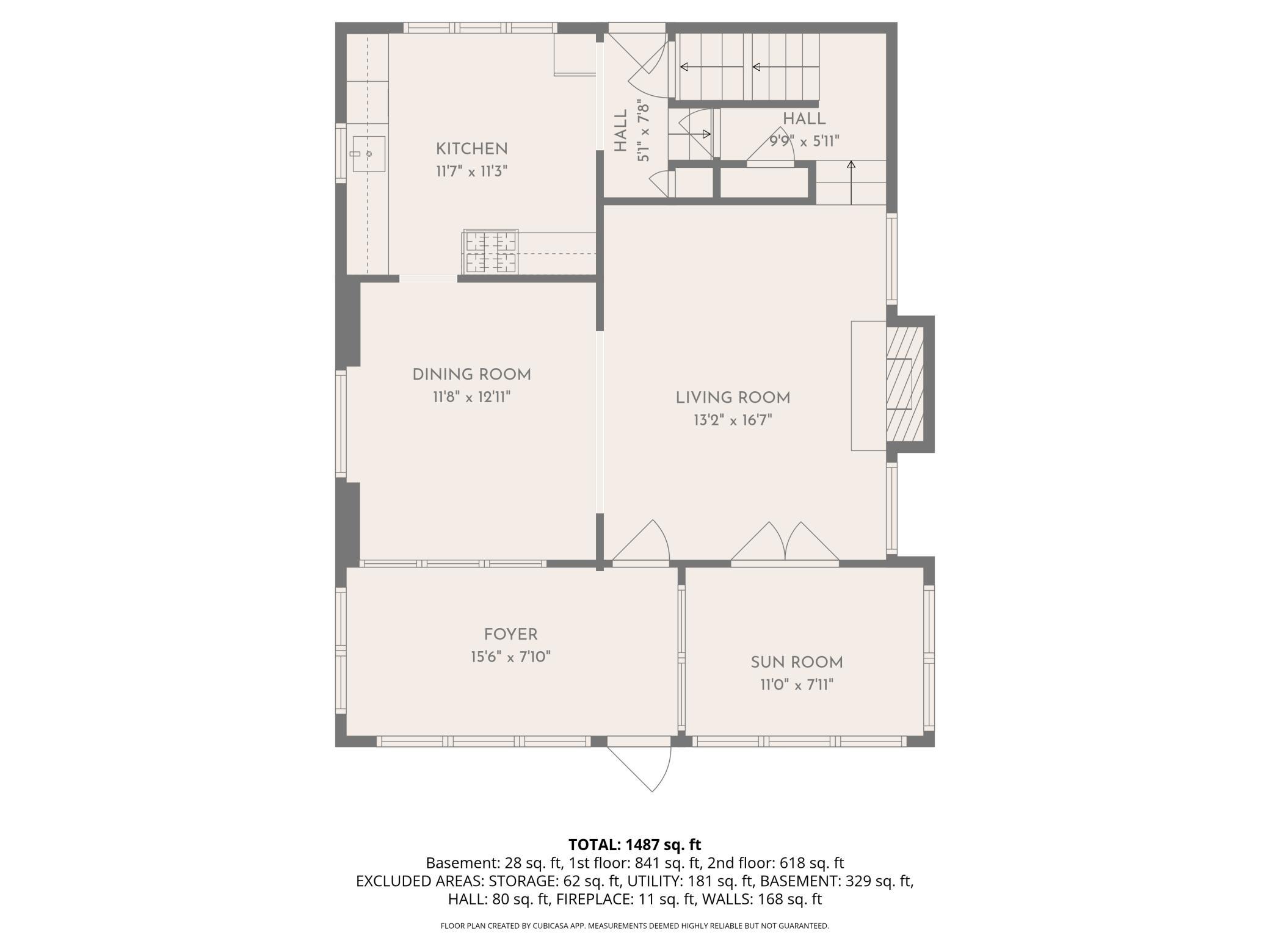 1st floor layout