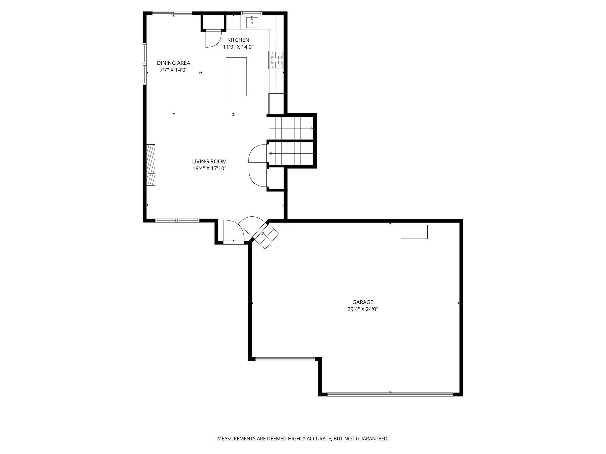 Main Level Floor Plan