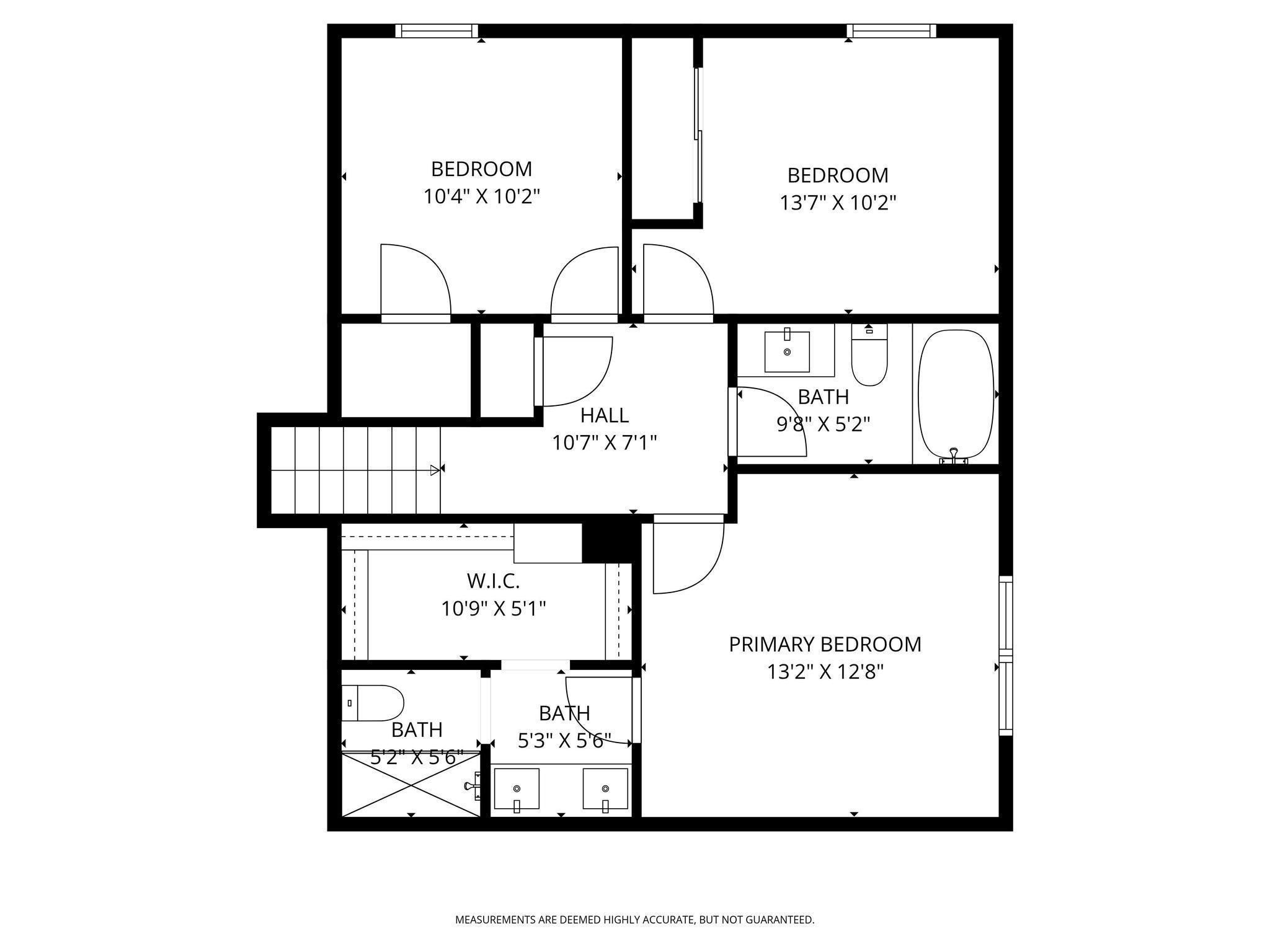 Upper Level Floor Plan