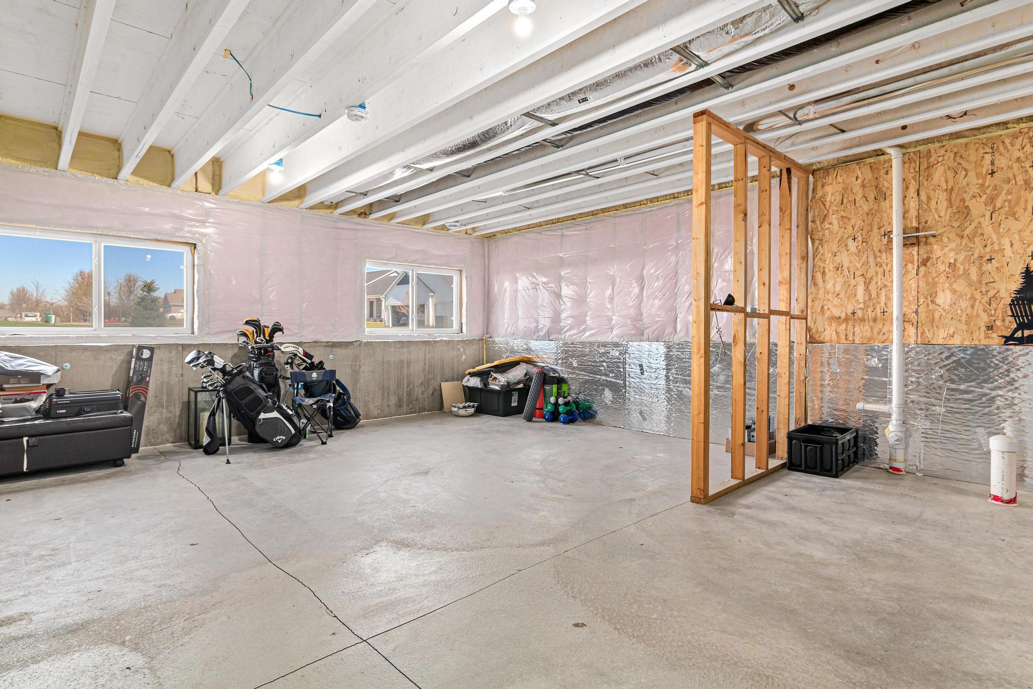 Unfinished Lower Level