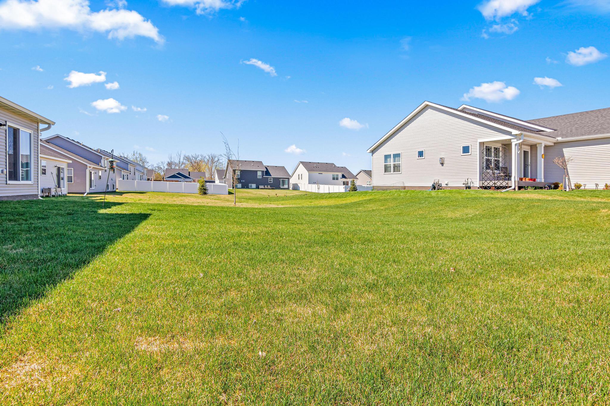 Back yard - Corner Lot
