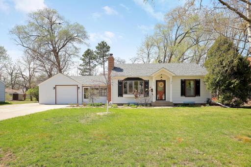 This Mid-century Bloomington jewel is situated on a 0.26 acre homesite with abundance of green space at both the front and back yards.