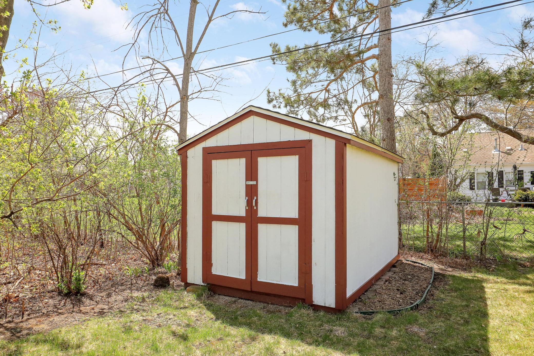 Storage shed for your big toys and what-nots