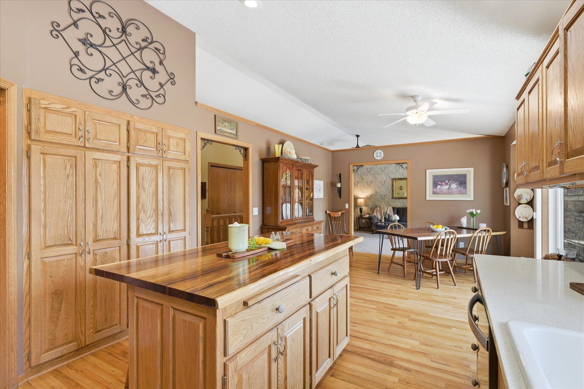 When we said "eat in kitchen" we really meant it.