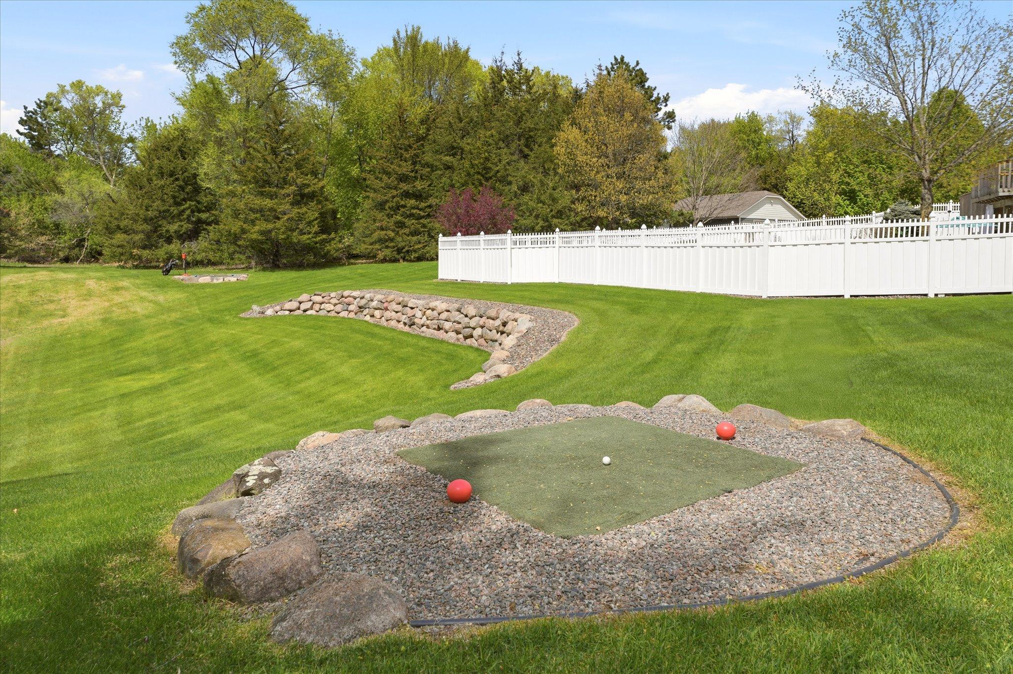 You can work on your wedge game from the red tees.