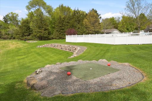 You can work on your wedge game from the red tees.