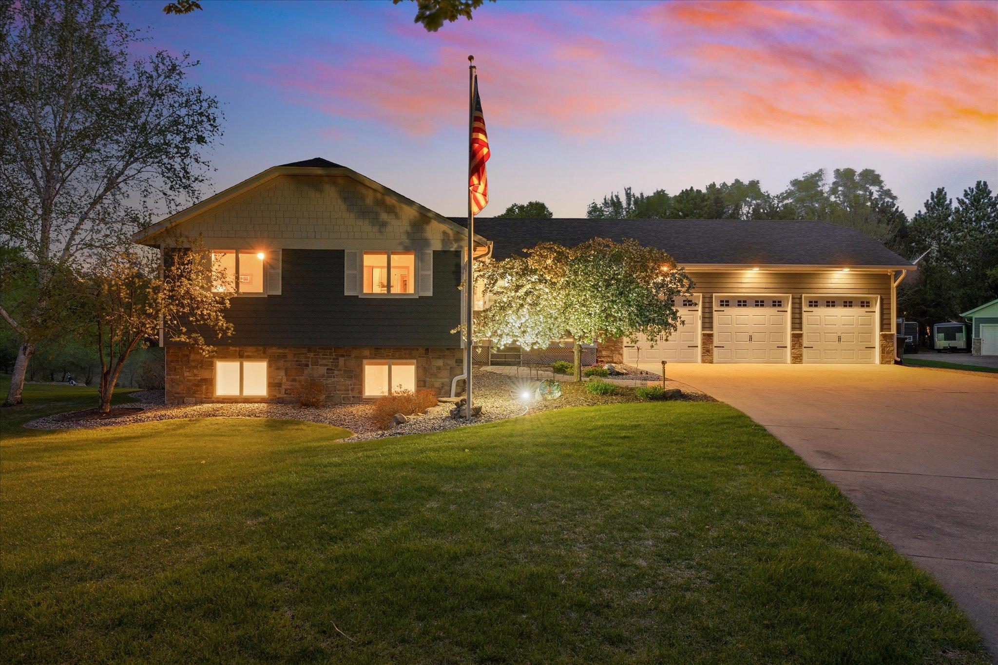 The curb appeal of this home is so gorgeous. Day or night, you will love coming home to this place!
