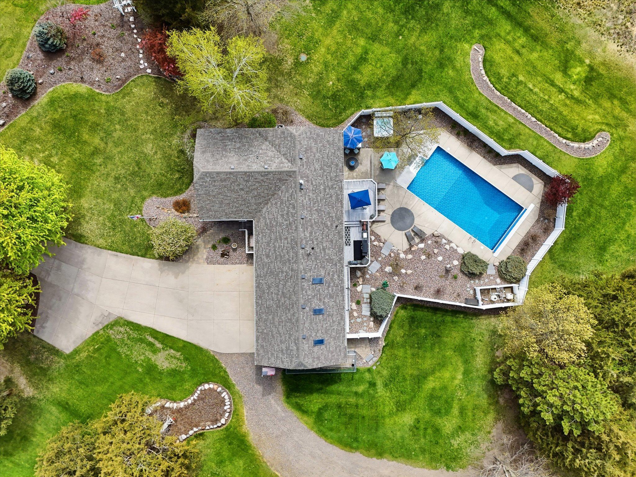 The privacy-fenced back yard/patio area will provide so much fun and so many amazing memories for you and your family & friends.