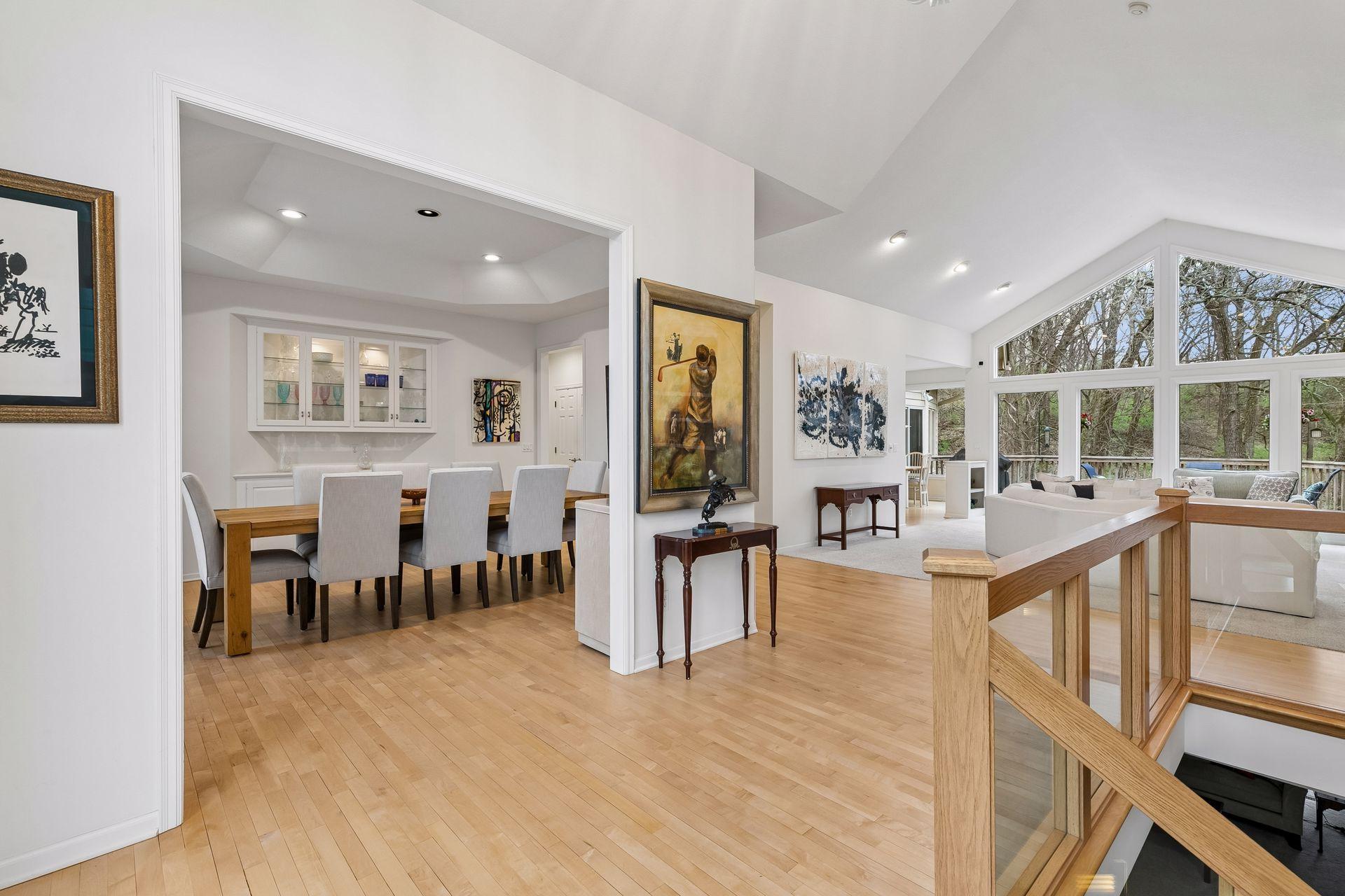 Formal Dining on Left, Great Room Entrance