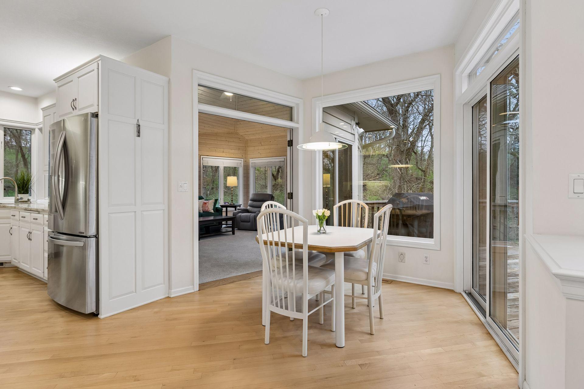 Leads to 4 season porch